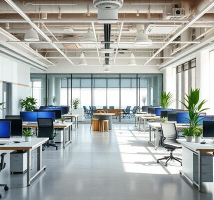 Modern office fitout creating a productive and functional workspace