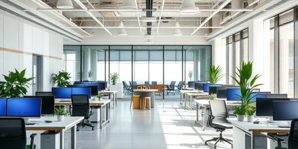 Modern office fitout creating a productive and functional workspace