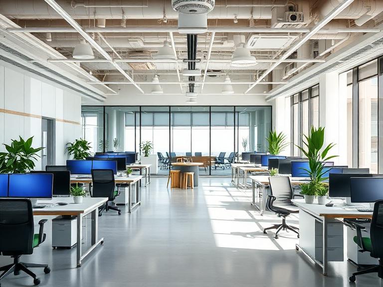 Modern office fitout creating a productive and functional workspace