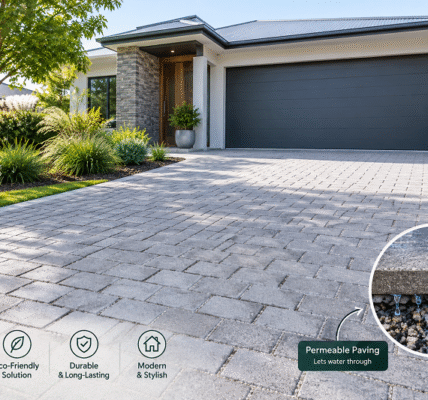 Stylish Permeable Driveway Paving for Modern Homes